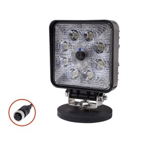 LED arb. lygte med indbygget 4p kamera