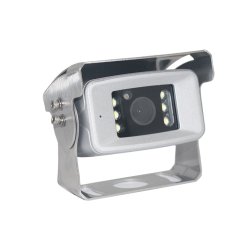 Lst slvfarvet kamera med kabel 12/24V