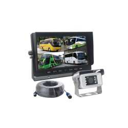 Kamera st med 10" split-skrm 12/24V