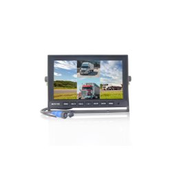 Kamera st med 10" split-skrm 12/24V