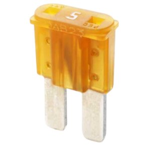 100 stk. Micro sikring 5A (beige)