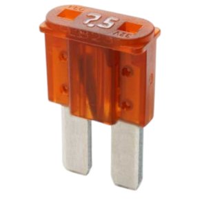 100 stk. Micro sikring 7,5A (brun)