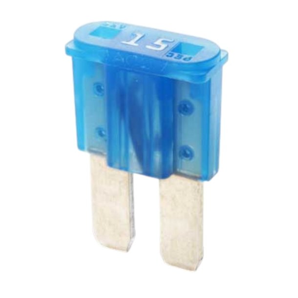 100 stk. Micro sikring 15A (bl)