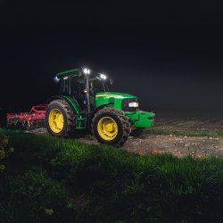 2400 Lumens LED arbejdslampe, 12/24v, Deutch