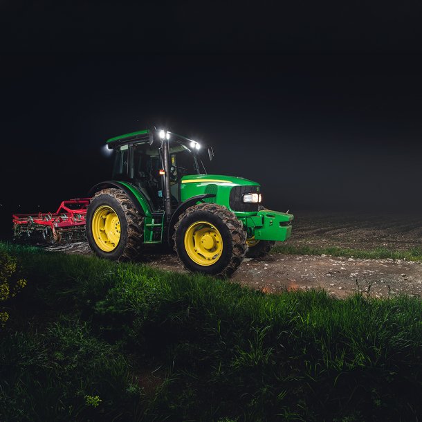 2400 Lumens LED arbejdslampe, 12/24v, Deutch