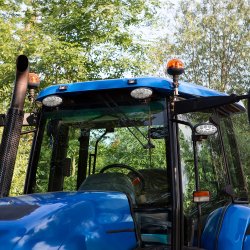 4000 Lumens oval LED arbejdslampe, 12/24v, Deutch