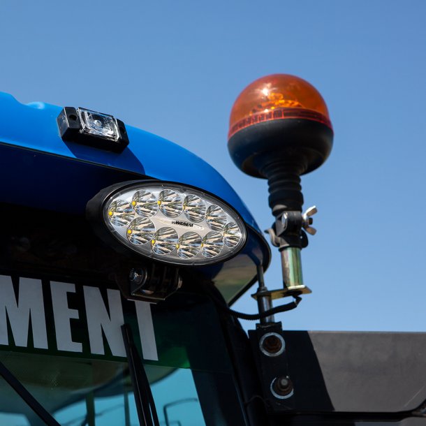 4000 Lumens oval LED arbejdslampe, 12/24v, SPOT (53601)