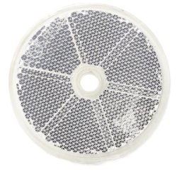 Refleks, rund 60 mm, m/ skruehul