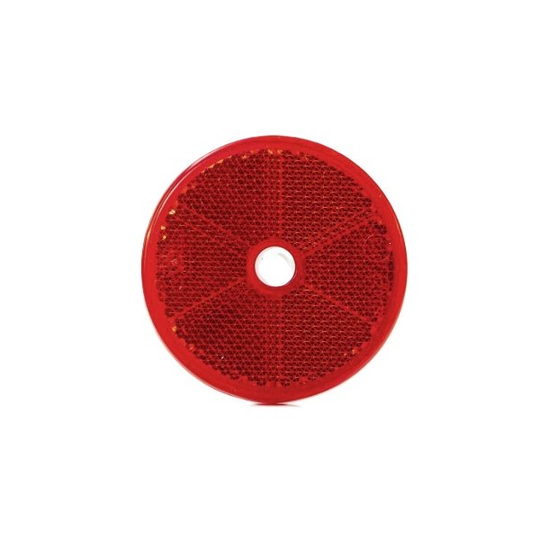 Refleks, rund 60 mm, m/ skruehul