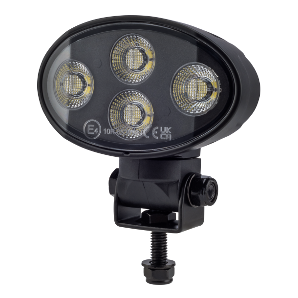 4650 Lumens oval Mini LED arbejdslampe, 10-30V med varme