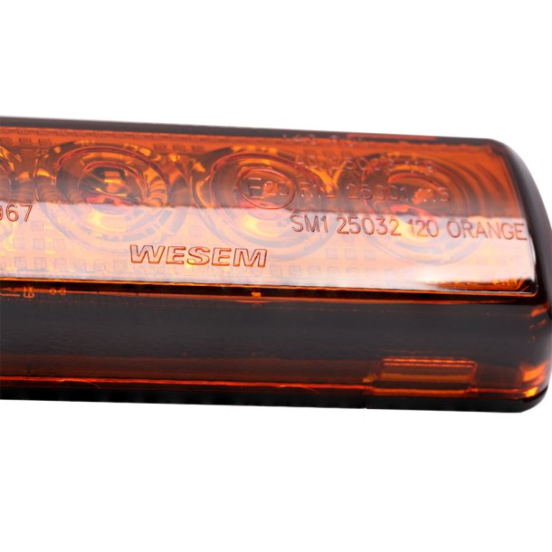 Sidemarkeringslygte, 12/24V, Gul