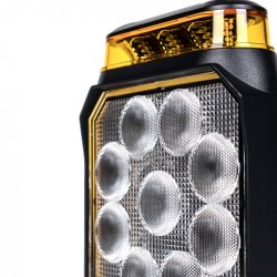 Arbejds/baklygte 9-LED, 10/18W, 1500 lm, 10-90V, m/blitz