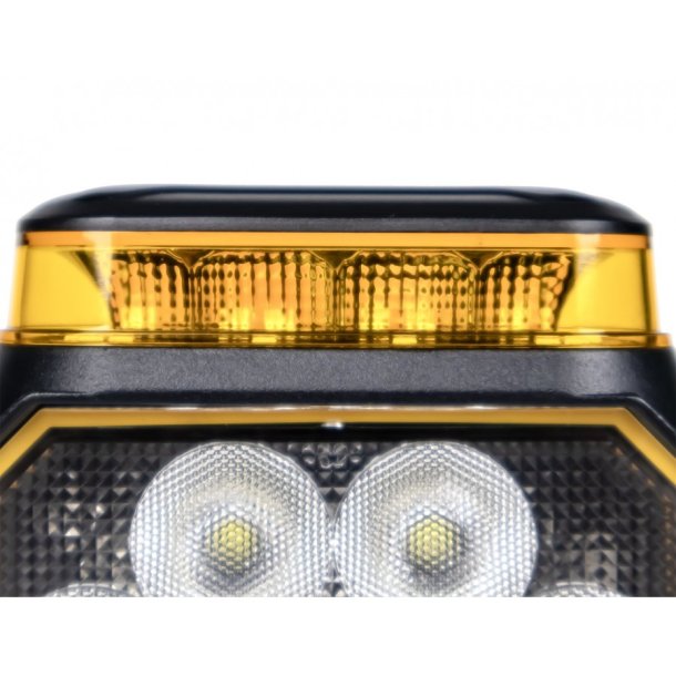 Arbejds/baklygte 9-LED, 10/18W, 1500 lm, 10-90V, m/blitz