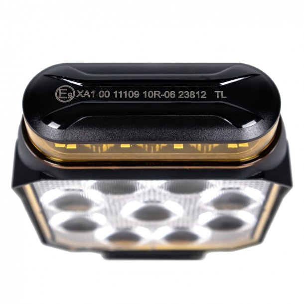 Arbejds/baklygte 9-LED, 10/18W, 1500 lm, 10-90V, m/blitz