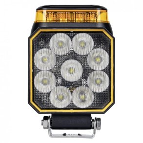 Arbejds/baklygte 9-LED, 10/18W, 1500 lm, 10-90V, m/blitz