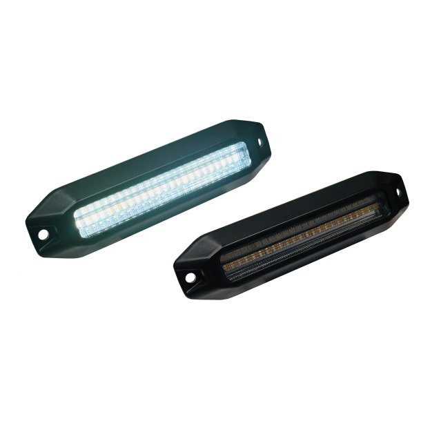 Positionslygte med advarselslys R65 klasse 2