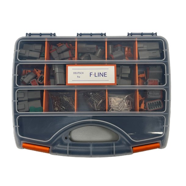 Sortiment med Deutsch stik han og hun