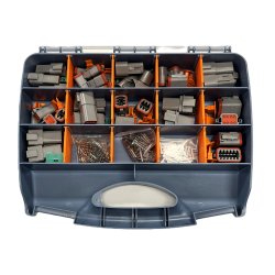 Sortiment med Deutsch stik han og hun