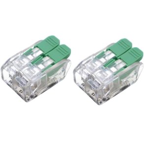 Quick Connecter, 2P, 450V, 32A, 0,2 - 4,0 mm2. 100 stk.