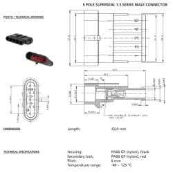Superseal han 5 polet (1 st)