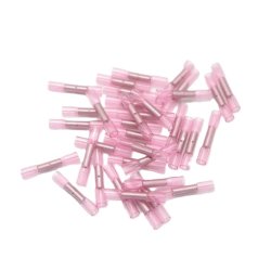 F-LINE-SEAL Krympesamler, r�d, 0.5-1.0 mm2. 100 stk