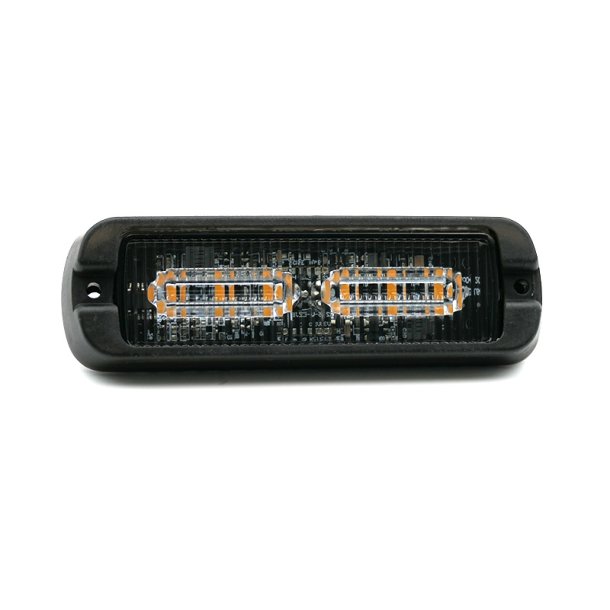 Supplerende blink, 6 LED, Gul med klart glas, R10 og R65, 5 meter kabel