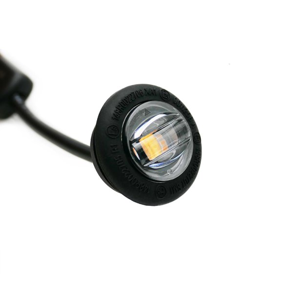 Gul markeringslygte med gult advarselsblink, R65/R148