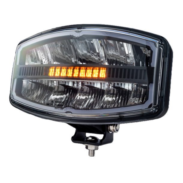 Fjernlygte LED med Positionslys og Blitz 10-30V