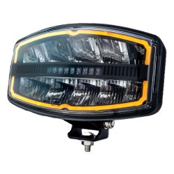 Fjernlygte LED med Positionslys og Blitz 10-30V