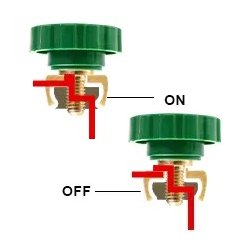 Batteri pol-afbryder 125A 17,5mm N