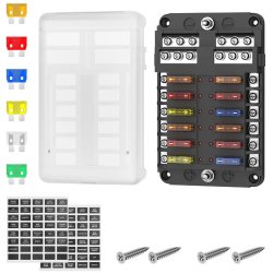 Fladsikringsholder 12xFK2