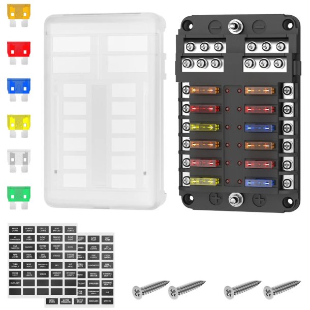 Fladsikringsholder 12xFK2