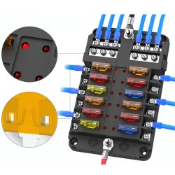 Fladsikringsholder 12xFK2