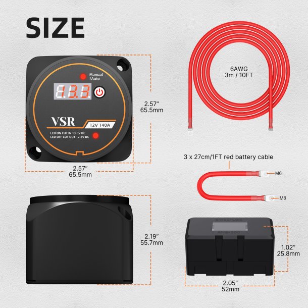 Smart batteriadskiller 12V 140A