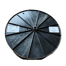 2X0,75 PKAAU Rund plastkappeledning. Bl/brun. 100 m