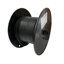 2X0,75 PKAAU Rund plastkappeledning. Bl/brun. 100 m