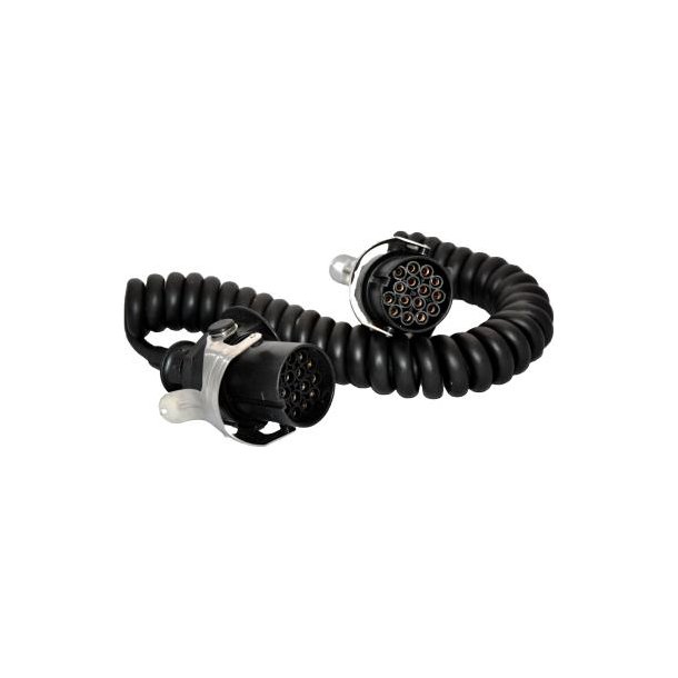 Spiralkabel ADR 24V 2x15 polet, max l�ngde 4,5 meter