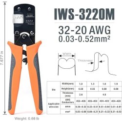 Molex crimpetang 0,03-0,52kv/32-20AWG