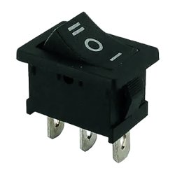 Vippekontakt On/Off/On 12V, 16A 21x15x20,5mm