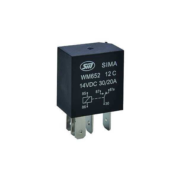 Micro Skifterel 12V 5P 30/20A