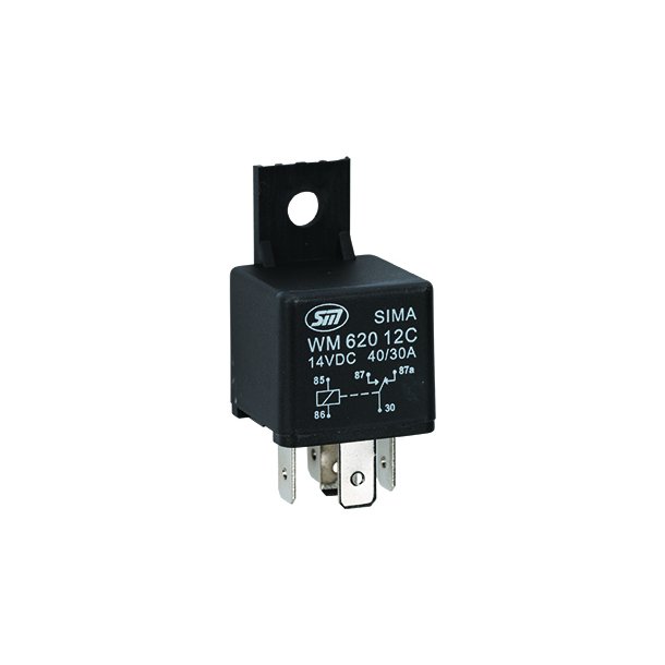 Skifterel 12V 5P 40/30A