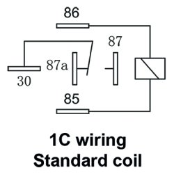 Skifterel 24V 5P 20/15A