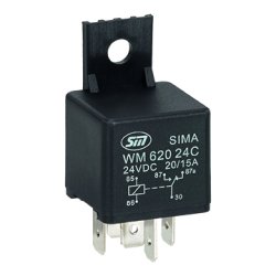 Skifterel 24V 5P 20/15A