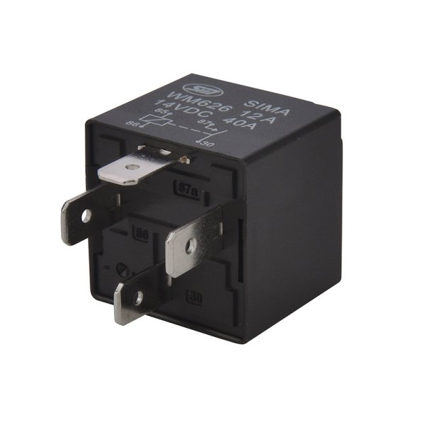 Mini arbejdsrel 12V 4P 40A
