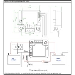 Skillerel Elektronisk 12V 160A
