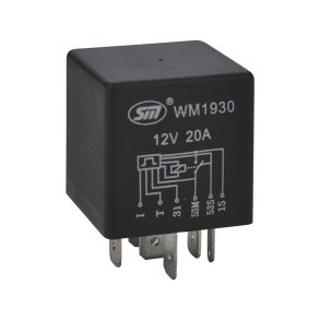 Rel til viskermotor interval 12V