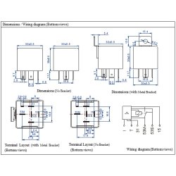 Rel til viskermotor interval 12V
