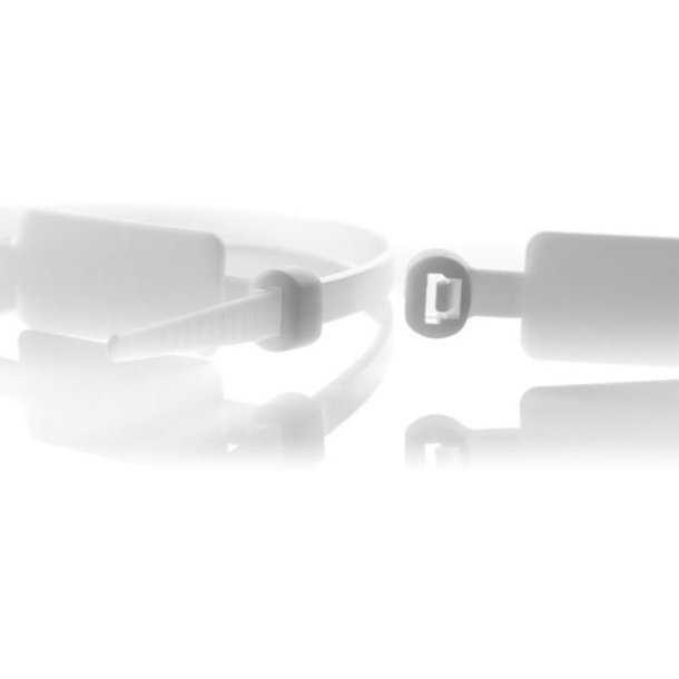 Kabelbinder-Mrkningsbnd 100 stk. 4.8x220.