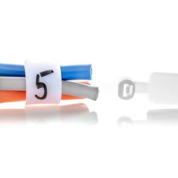 Kabelbinder-Mrkningsbnd 100 stk. 4.8x220.