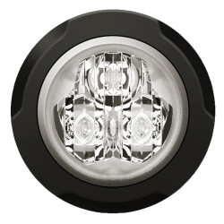 UR03 LED Flasher, Gul, R65, Class 1, 12-24V, klart glas